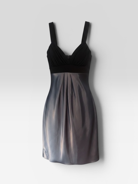 dressbarn Dresses & Skirts - Dressbarn Black and Silver Dress Size 12